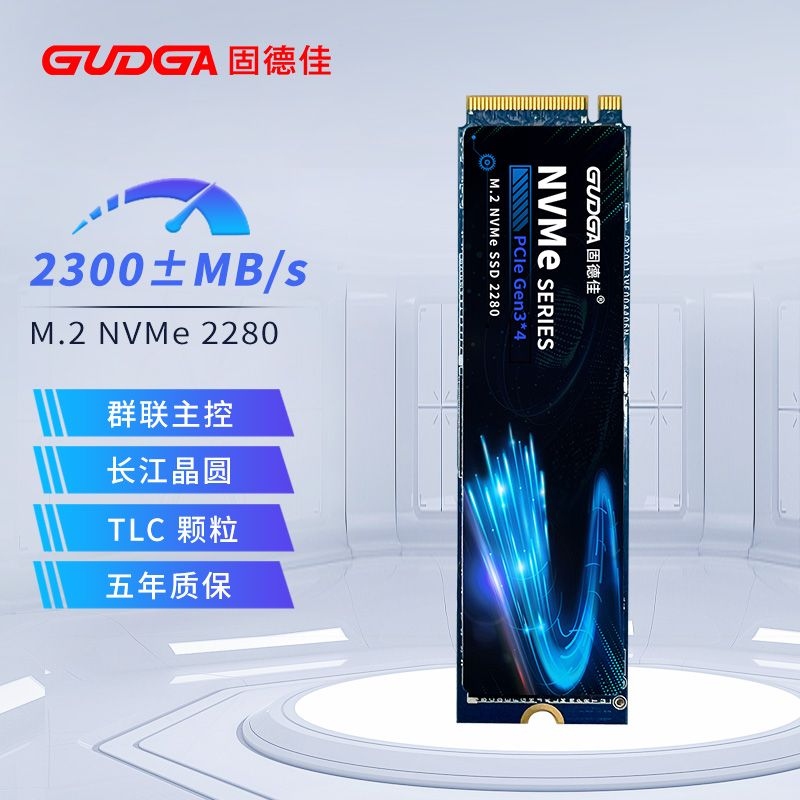 GV M.2 NVMe 固态硬盘 256GB PCIe3.0