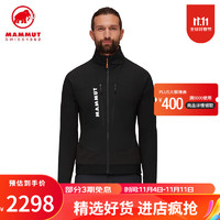 猛犸象（MAMMUT）Aenergy 男士防风保暖抓绒弹力外套上衣 黑色 L