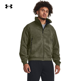 安德玛（UNDERARMOUR）秋冬Mission Insulated男子训练运动夹克1378841 绿色390 S