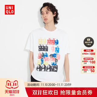 UNIQLO 优衣库 男装/女装(UT)ARCHIVE印花T恤(短袖安迪 沃霍尔) 463151