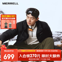 迈乐（Merrell）户外休闲保暖羽绒服棉服23轻量羽绒外套防风舒适休闲百塔 MC2230005-BK02黑色（男） 2XL