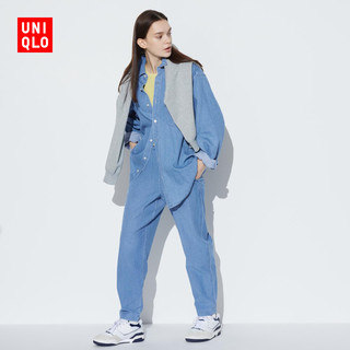 UNIQLO 优衣库 女装 牛仔针织窄口裤(水洗产品) 465788