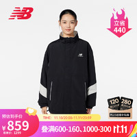 NEW BALANCE 23年男女同款潮流百搭运动夹克梭织外套6DD38081 BK M 