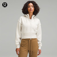 lululemon丨Plush Fleece 女士可拆卸连帽拉绒夹克 LW3HOKS 米白色 6