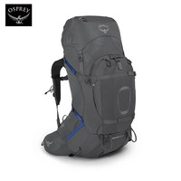 OSPREY 苍穹Aether Plus70L大容量双肩包 徒步背包 防水登山包 暗灰色S/M