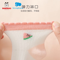 88VIP：丽婴房 女童袜子春 秋薄 款夏中筒婴儿短袜小童女宝宝儿童袜 5双装
