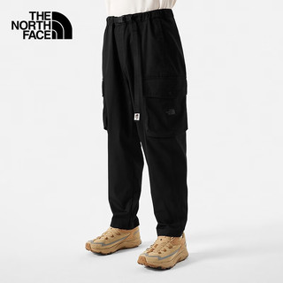 北面（The North Face）休闲长裤男户外吸湿速干防晒防泼水工装裤|81SL JK3/黑色 M/170