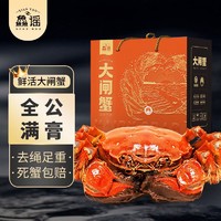 XIAN YAO 鱻谣 大闸蟹 全公3.8-4.1两 8只装 生鲜活蟹