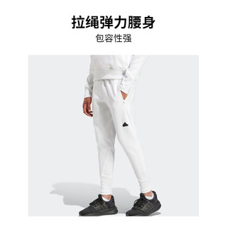adidas「治愈服」阿迪达斯轻运动ZNE系列男装秋季锥形运动裤 白 A/M
