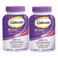 Caltrate 钙尔奇 含维D3碳酸钙片120粒*2瓶