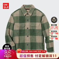 UNIQLO 优衣库 男装/女装廓形衬衫式茄克(宽松休闲夹克外套) 449618