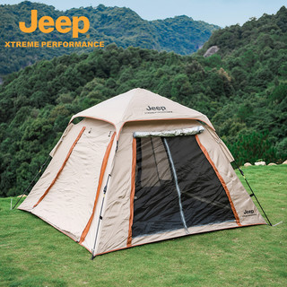 Jeep户外折叠帐篷便携式自动速开一居室加厚防雨露营野营过夜装备