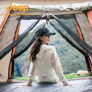 Jeep户外折叠帐篷便携式自动速开一居室加厚防雨露营野营过夜装备