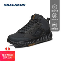 斯凯奇（Skechers）男鞋户外休闲运动鞋厚底老爹鞋耐磨怪兽鞋 全黑色-943 43码