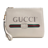 GUCCI 古驰 女士Print系列皮革手拿包 572770 0Y2AT