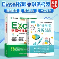 财务报表分析从入门到精通Excel数据处理与分析财务管理财务分析表格教程数据分析 2册【Excel+财务报表】