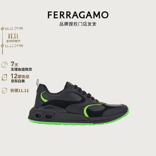 菲拉格慕（Ferragamo）【品牌授权门店发货】男士黑色彩色嵌饰休闲鞋 0762902