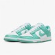 NIKE 耐克 DUNK LOW RETRO秋季运动鞋 白绿 DV0833-101