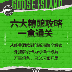 GOOSE ISLAND 鹅岛 百威鹅岛精酿攻略包精酿啤酒混合新手包330ml*24听装