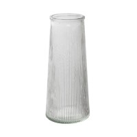 喜韶 浮雕ins玻璃花瓶大号透明水养富贵竹客厅家用插花摆件