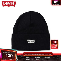 Levi's【商场同款】李维斯23男士针织帽简约百搭77138-1028 黑色 OS