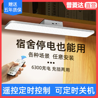 PULNDA 普菱达 台灯学习专用宿舍灯学生寝室磁吸酷毙灯书桌led护眼灯充电床头灯