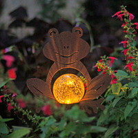 88VIP：HONGYUE 虹越 包邮虹越青蛙太阳能灯户外庭院氛围灯花园露台动物造型装饰小夜灯