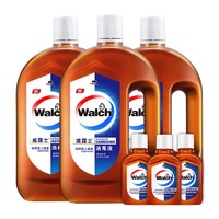 88VIP：Walch 威露士 包邮 威露士高效消毒液消毒水1Lx3瓶+便携60ml*3支家居玩具杀菌