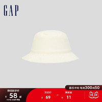 Gap 盖璞 男童夏季2023新款洋气平顶渔夫帽休闲帽665184儿童装遮阳帽