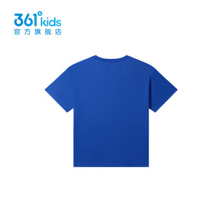 361° 361童装男童短袖针织衫2023年夏季新款T恤中大童上衣运动休闲半袖
