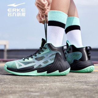 ERKE 鸿星尔克 男鞋篮球鞋战靴防滑耐磨中帮实战球鞋运动鞋