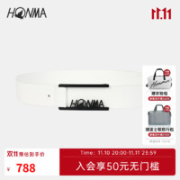 HONMA【专业高尔夫】男式皮带2023面商务休闲腰带男 漂白 均码