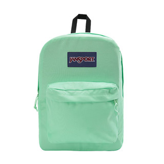 JANSPORT 杰斯伯 双肩包男背书包女休闲校园电脑包 4QUT7S2 薄荷绿