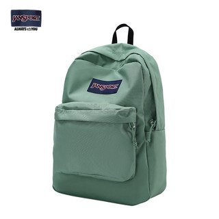 JANSPORT 杰斯伯 双肩包23年女包男运动休闲背包书包 4QUE96D 橄榄绿/26L/侧袋/隔层