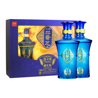 一品  蓝淡雅 芝麻香型白酒  52度 500mL 2瓶 礼盒装