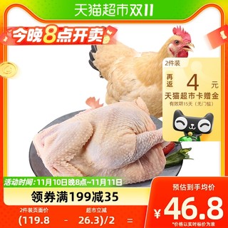 88VIP：天农 清远供港走地鸡800g农家谷物土鸡 无抗散养90天童子鸡肉整鸡