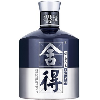 舍得 米兰舍得 52度浓香型白酒 500ml*6瓶 整箱装