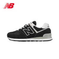 new balance NB男鞋女鞋574系列情侣运动休闲鞋透气耐磨 黑色ML574EVB 37 (脚长22.5cm)