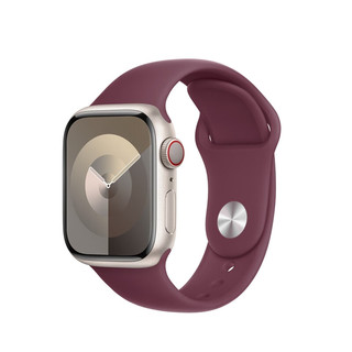 Apple  41 毫米桑葚色运动型表带 - M/L  原厂表带  表带  手表表带