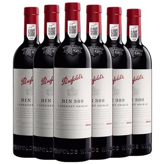 Penfolds 奔富 Bin389干红葡萄酒 红酒 澳大利亚原装原瓶进口 750ml*6瓶