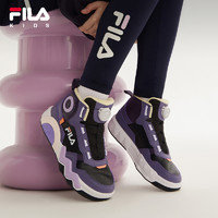 FILA 斐乐 童鞋儿童休闲鞋2023冬中大童男女童BOA旋钮经典板鞋