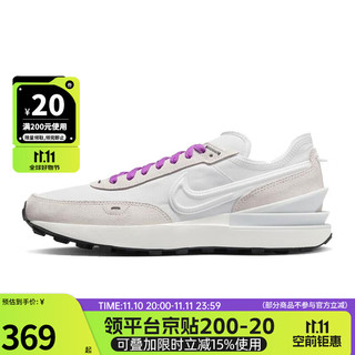 NIKE 耐克 Waffle One 男子休闲运动鞋 DA7995-101 椰奶色/亮深红/浅柠檬黄 39