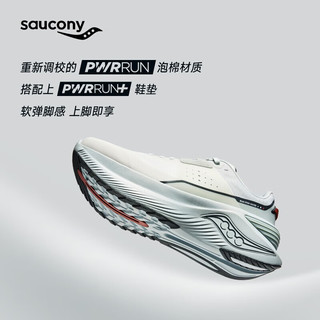 Saucony索康尼SHIFT FLOW凌迅缓震回弹跑鞋男女秋冬简约通勤运动鞋男 白兰1 38.5