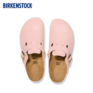 BIRKENSTOCK软木拖鞋舒适百搭男女同款包头拖鞋Boston系列 粉色窄版1026171 38