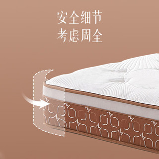 掌上明珠家居（M&Z）床垫卧室乳胶弹簧床垫针织面料独立袋装簧床垫 佳偶床垫 1500*2000
