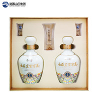  山庄老酒 纯粮 浓香型白酒  整箱装 38%vol 450mL