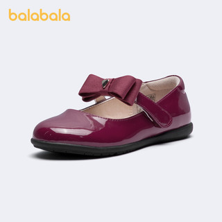 88VIP：巴拉巴拉 女童皮鞋单鞋公主鞋女精致小童春秋鞋子中大童潮