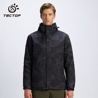 TECTOP 探拓 三合一冲锋衣 两件套户外登山服抓绒内胆多功能可拆卸滑雪服