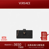 VERSACE 范思哲 女士绗缝皮革斜挎包压花迷你包  礼物