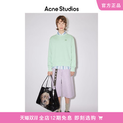 Acne Studios 男女同款 Face表情 笑脸纯色套头休闲圆领运动衫卫衣